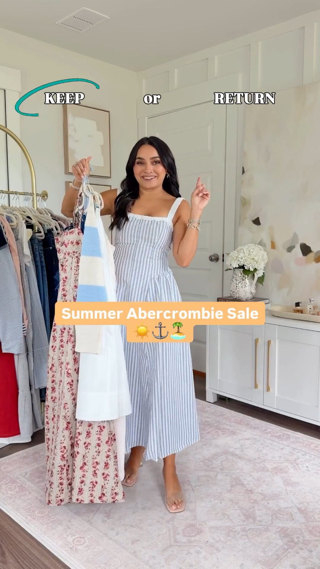Use code AFJEAN for an extra 15% off through 7/19

Abercrombie Try-on! 

Tops size xxs TTS 
Cream tank size xs - these are more fitted 
Shorts size 26 TTS 
Dresses size xs petite TTS 
Skirt size xs petite TTS
Flat sandals size 5.5 TTS 
Clear heels size 5 TTS


Abercrombie sale, summer dresses, summer fashion, date night, vacation outfit 

#LTKSaleAlert #LTKPetite #LTKSeasonal