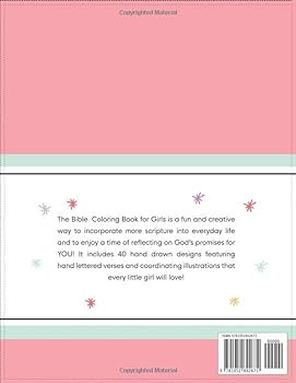 The Bible Coloring Book for Girls: Color 40 Cute Designs of Inspirational Verses & Christian Artw... | Amazon (US)
