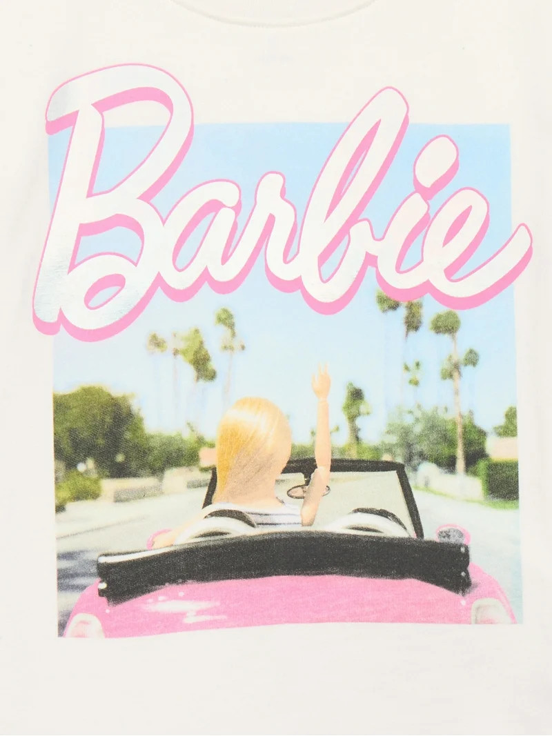 Barbie Toddler Girl Graphic Tee and Bike Shorts Set, 2-Piece, Sizes 12M-5T - Walmart.com | Walmart (US)