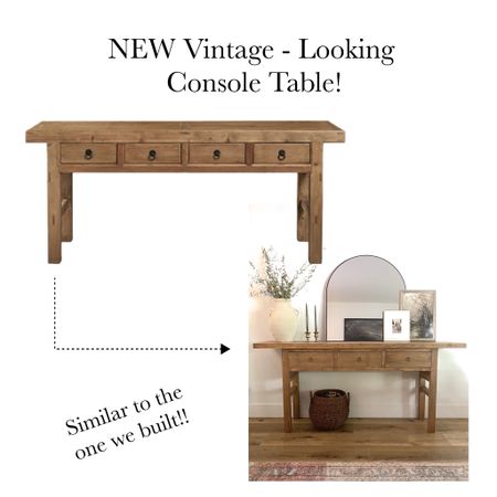 Rustic Console Table Credenza Vintage Table Sideboard Vintage Furniture Vintage Decor Home Decor Console Table Decor Vintage Vase Pottery Vase Terracotta Vase Arched Mirror Vintage Frame Brass Candleholders Wall Art Picture Frames Basket Entryway Decor Olive Tree Olive Stems Amber Interiors Inspired Entryway Table Sofa Table 

#LTKhome