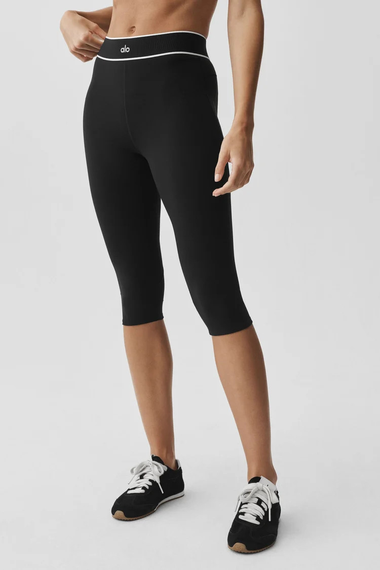 ALO Softsculpt High-Waist Amp It Up Capri | Alo Yoga