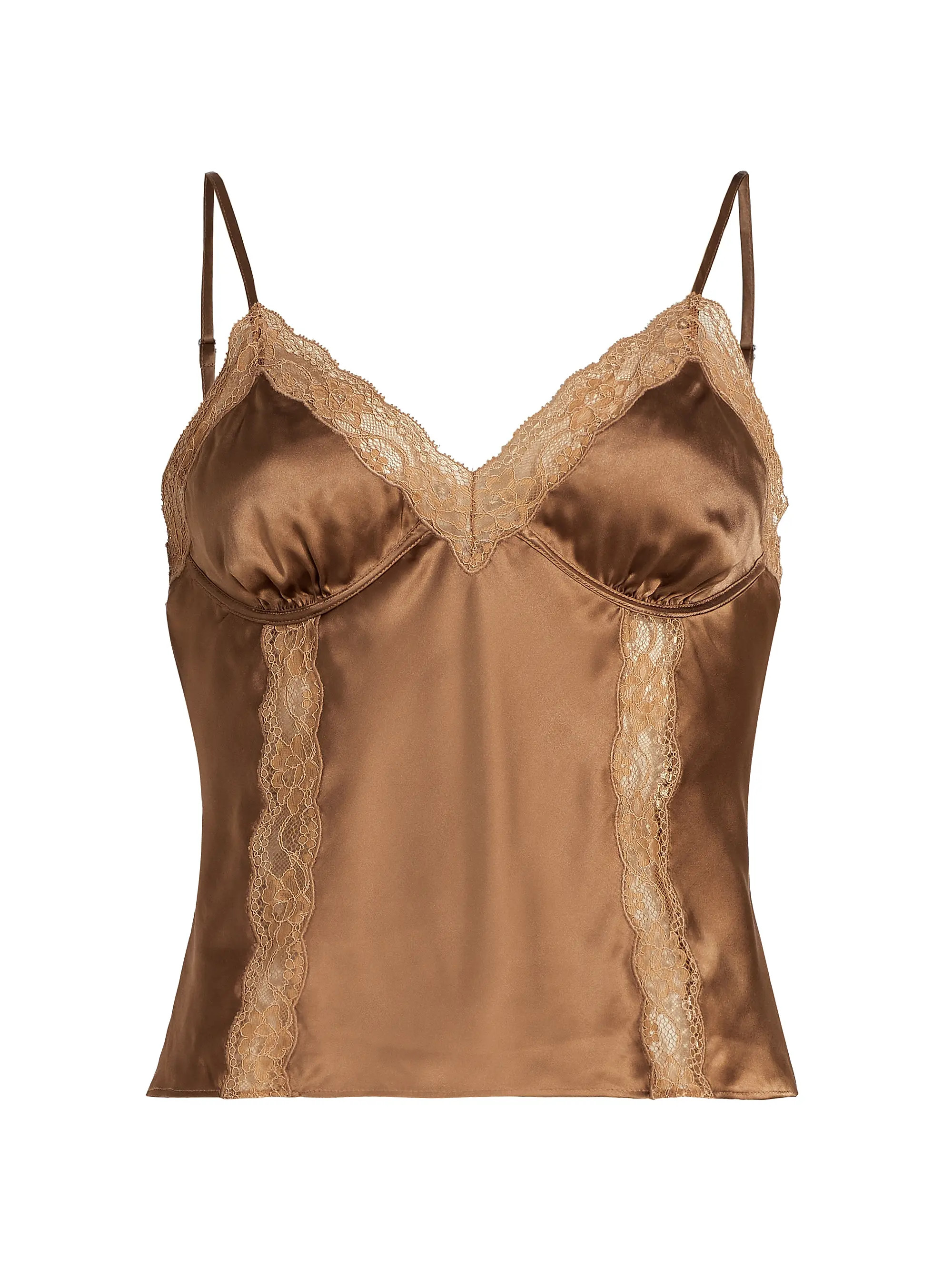 Luca Silk & Lace Camisole | Saks Fifth Avenue