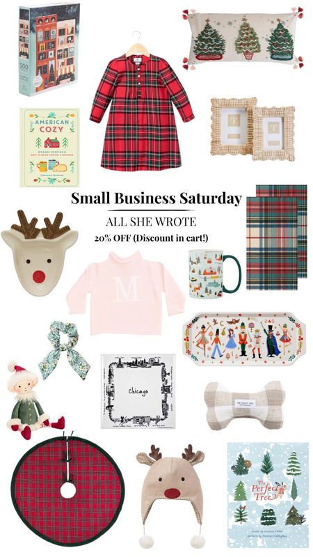 All She Wrote—a favorite small, local, women-owned business—is 20 percent off today! $75+ orders ship free! 

#LTKsalealert #LTKHoliday #LTKCyberweek