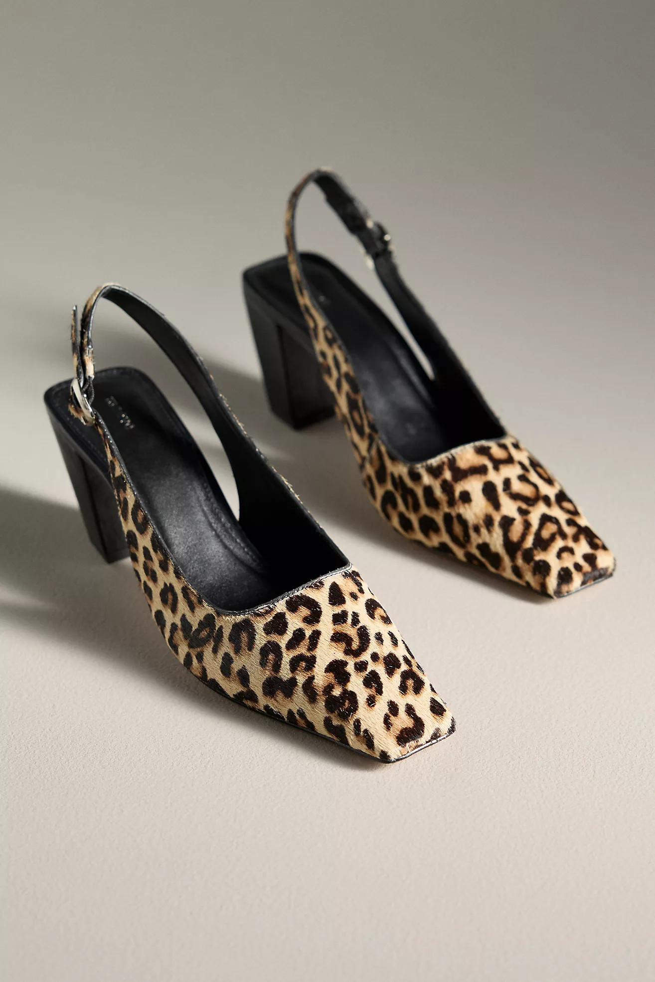 Maeve Snip-Toe Slingback Block Heels | Anthropologie (US)