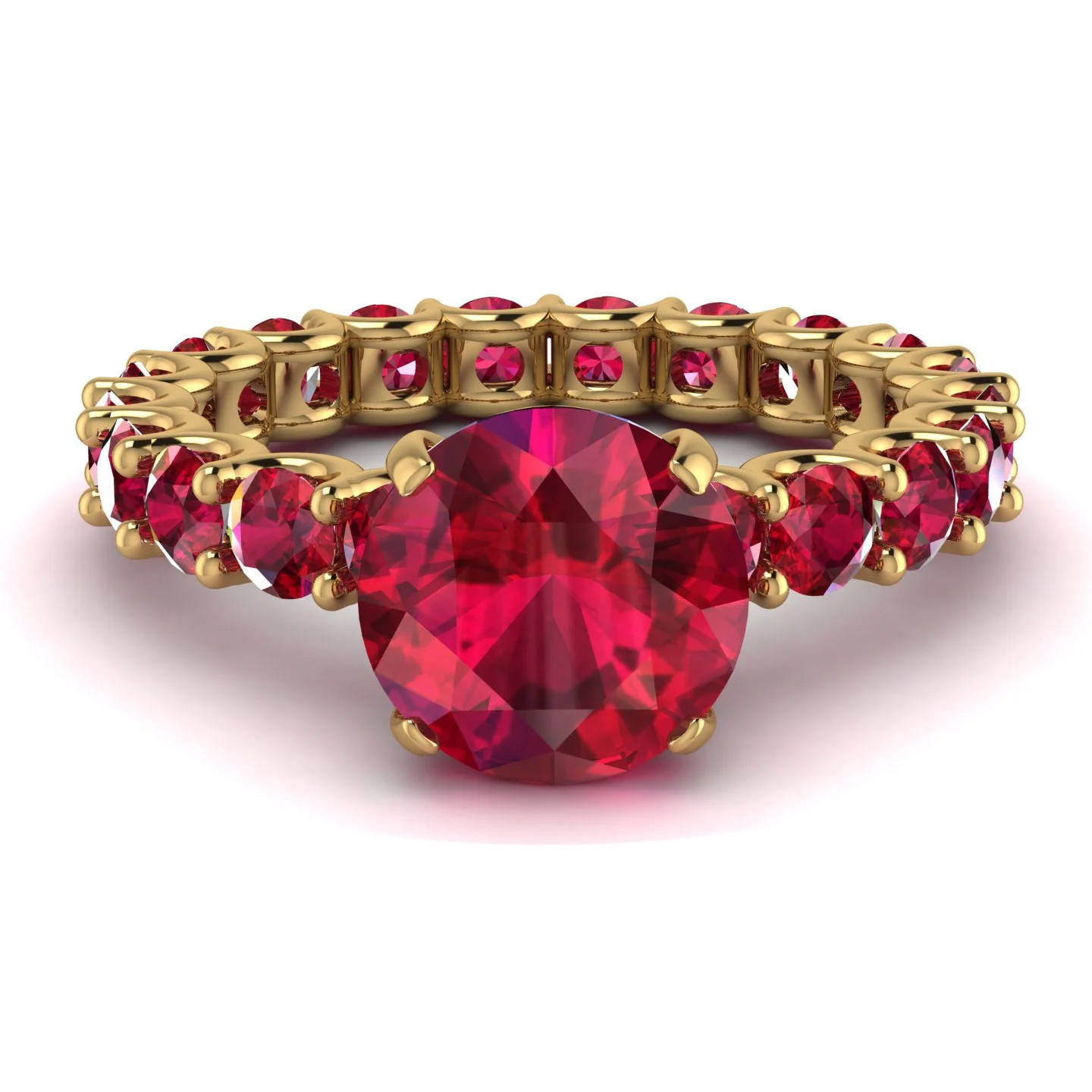 Fancy Ruby Engagement Ring - River No. 55 | Segal Jewelry
