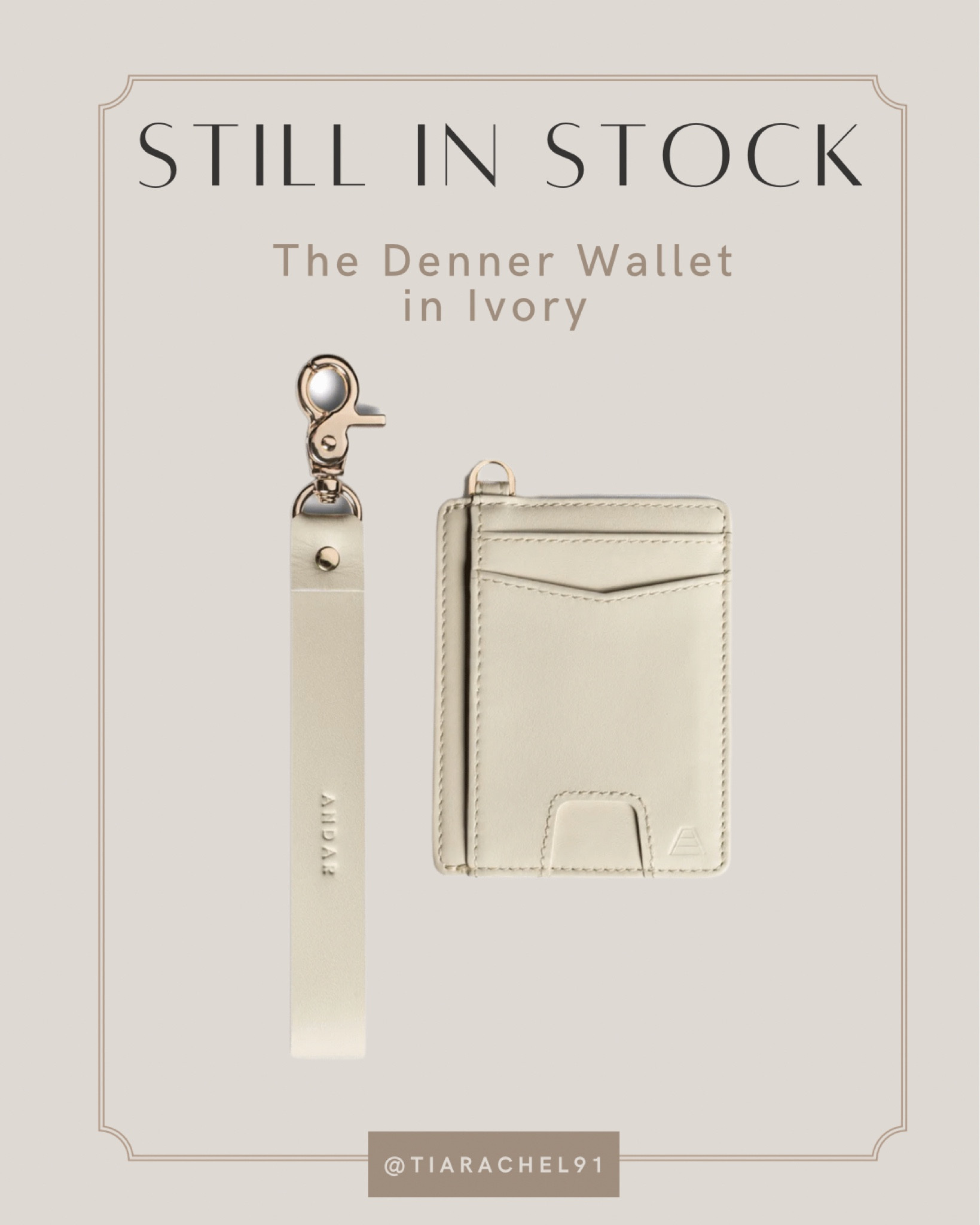 This pretty ivory color is still in stock of the Andar Denner wallet! 

#LTKitbag #LTKtravel #LTKFind