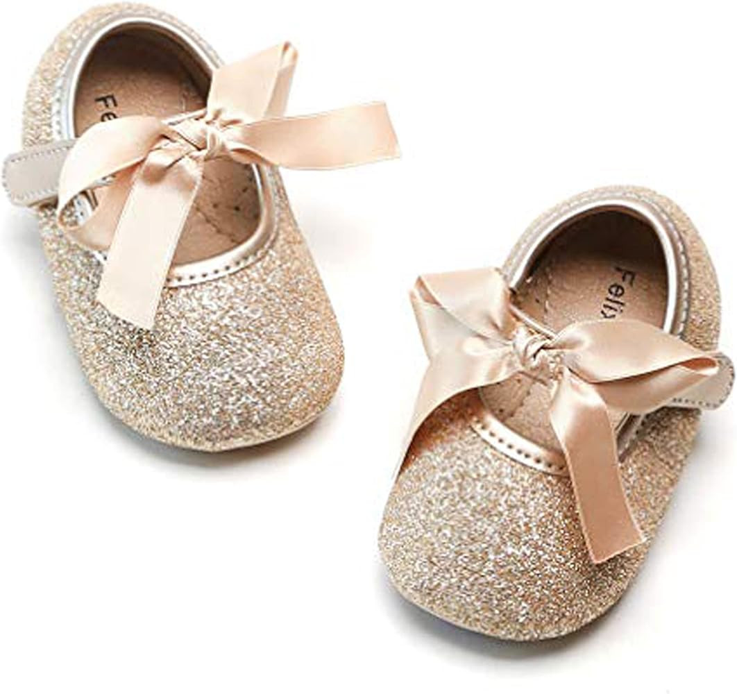 Soft Sole Baby Shoes - Infant Baby Walking Shoes Moccasinss Rubber Sole Crib Shoes | Amazon (US)