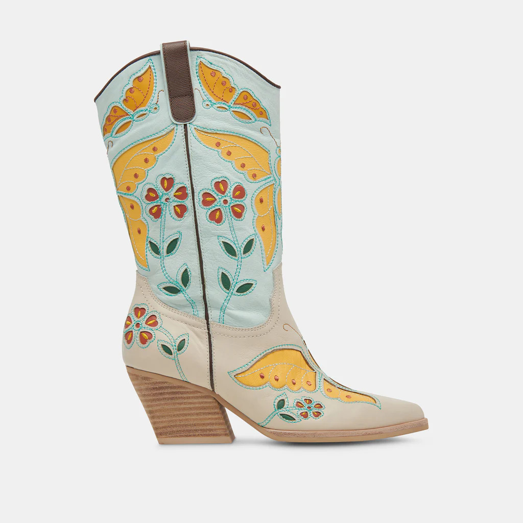 LELOU BOOTS IVORY MULTI LEATHER | DolceVita.com