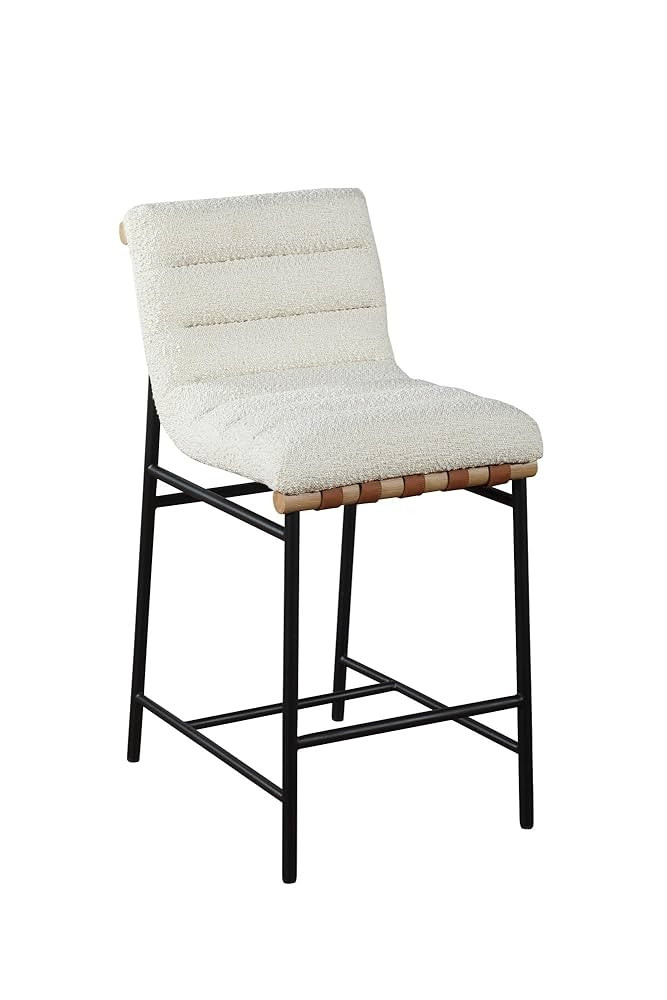 17.75" Boucle Fabric Counter Height Chair,for Dining Room Restaurant | Amazon (US)
