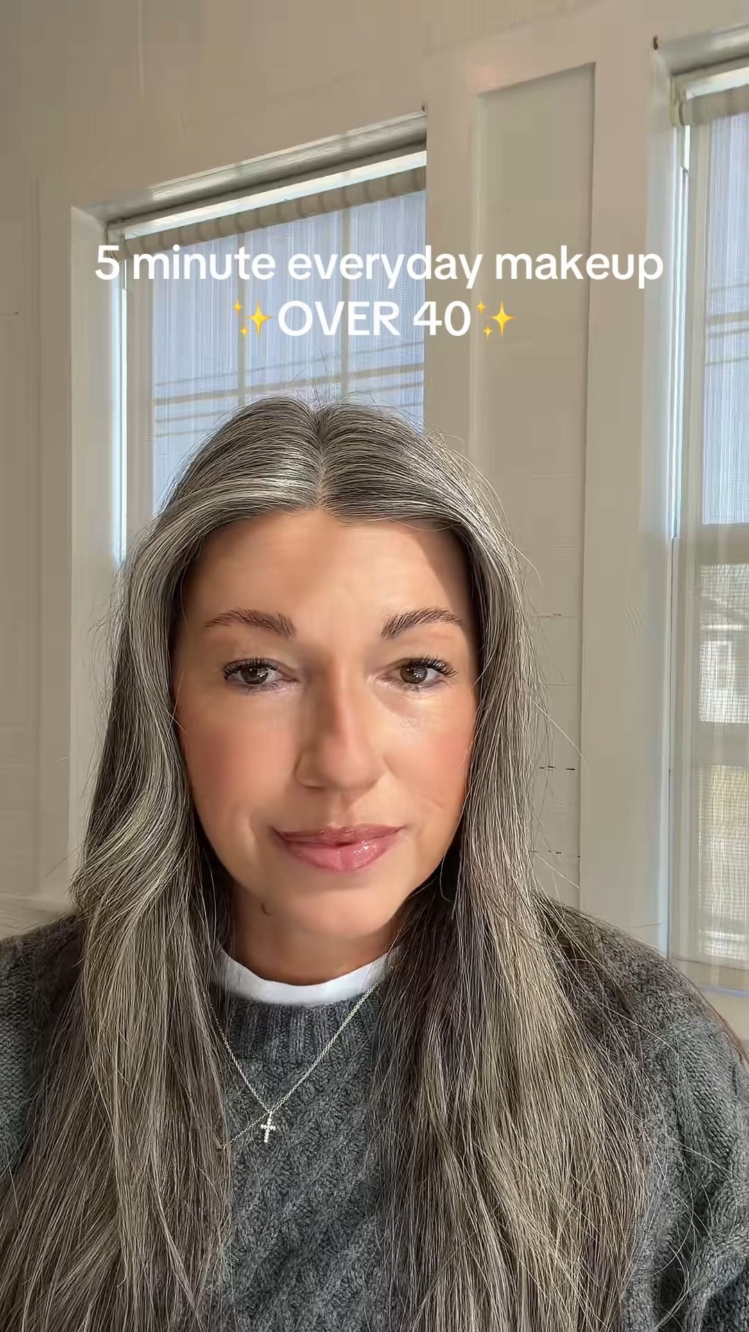 Easy five minute makeup routine! I love a natural look!
Wearing shade, sleepy girl in  blush
Wearing shade toast in lip gloss

#LTKOver40 #LTKgrwm