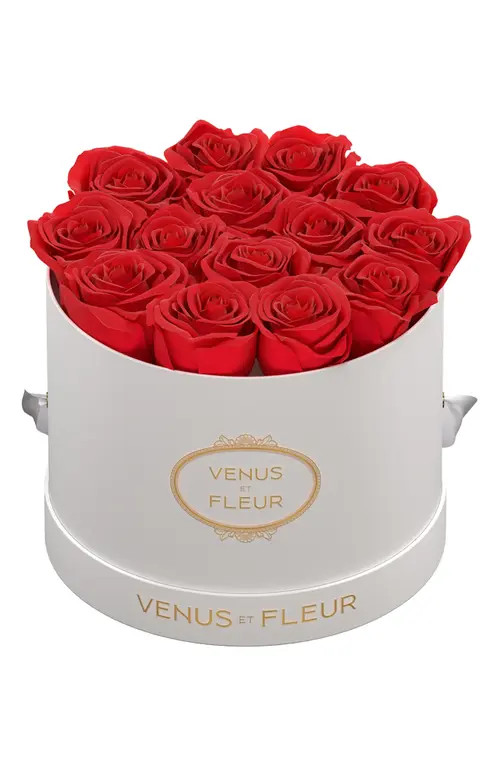 Venus ET Fleur Classic Small Round Eternity Roses in Red at Nordstrom | Nordstrom