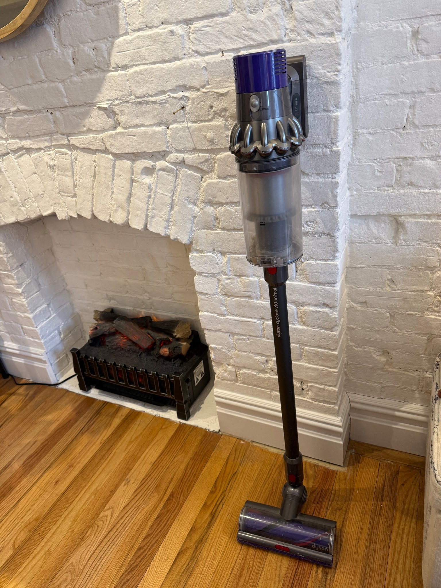 our vacuum that we’ve had for 5+ years and absolutely love it! We use this on carpet, tile, & hardwood 

Our exact model is the: Dyson Cyclone V10 Animal 

#LTKHome