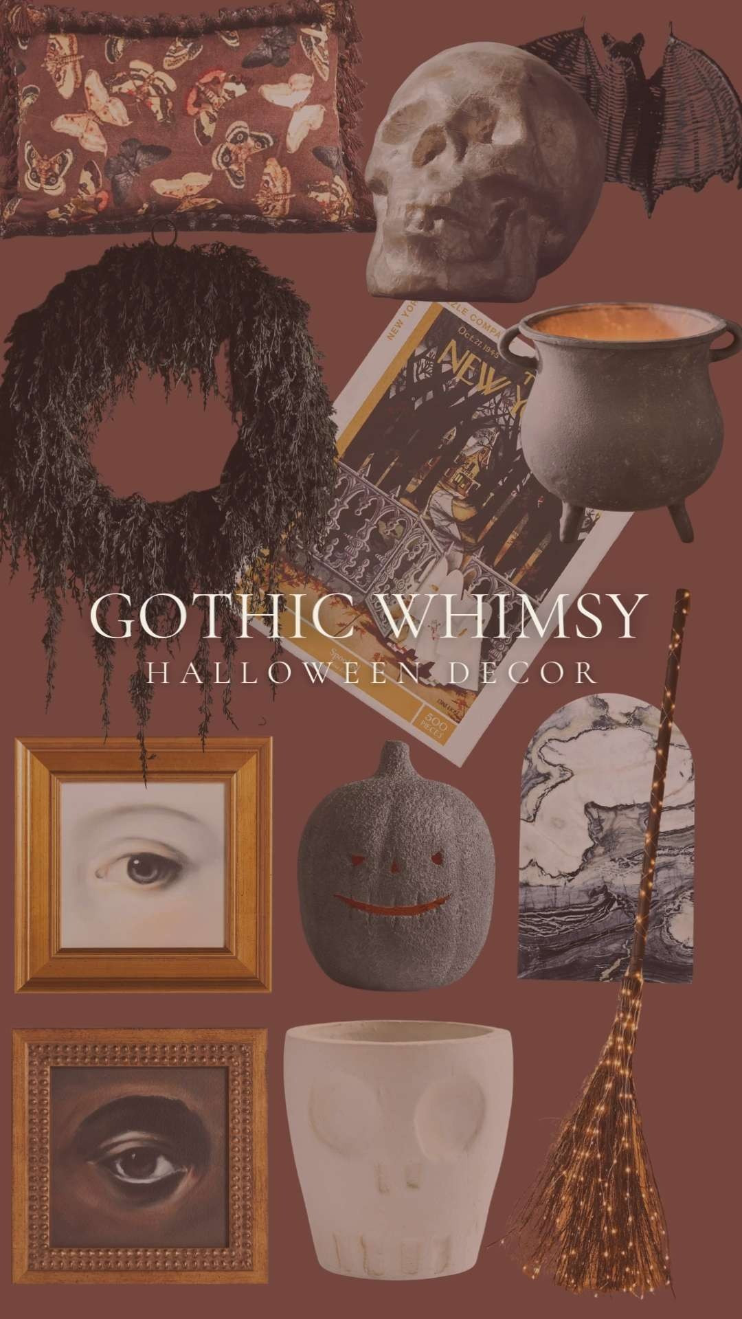 Whimsy Goth meets soft romance. 🖤 This Halloween, Nita & Hearth is leaning into the unexpected—moody textures, candlelit drama, and a palette kissed with mauve. It’s less haunted house, more haunted poetry.

Our Whimsy Goth decor picks are layered with shadows and softness: gilded edges against velvet, sculptural silhouettes that flirt with the eerie, and those dusky mauve accents that make the whole story feel rich and romantic.

Because Halloween doesn’t have to be loud or garish—it can whisper, enchant, and linger. 🌙✨

Shop my curated edit on LTK and bring a little gothic daydream into your home this season.

#LTKhome #LTKseasonal #LTKholiday #LTKfall #LTKdecor #LTKstyletips #LTKfinds #LTKinteriors #HalloweenDecor #WhimsyGoth #SpookySeasonStyle #MauveMood #NitaAndHearth #GilbertAZ #ArizonaHomes #AZInteriors #GilbertInteriorDesign #MesaAZ #PhoenixDesign 

 

#LTKSeasonal #LTKHome #LTKFindsUnder100
