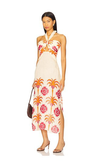Johanna Ortiz Water Adventure Ankle Dress in Cream. - size 2 | Revolve Clothing (Global)