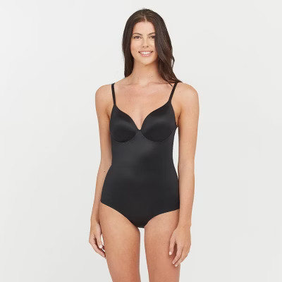 ASSETS BY SPANX Women's Flawless Finish Shaping Micro Low Back Cupped Bodysuit Shapewear | Target