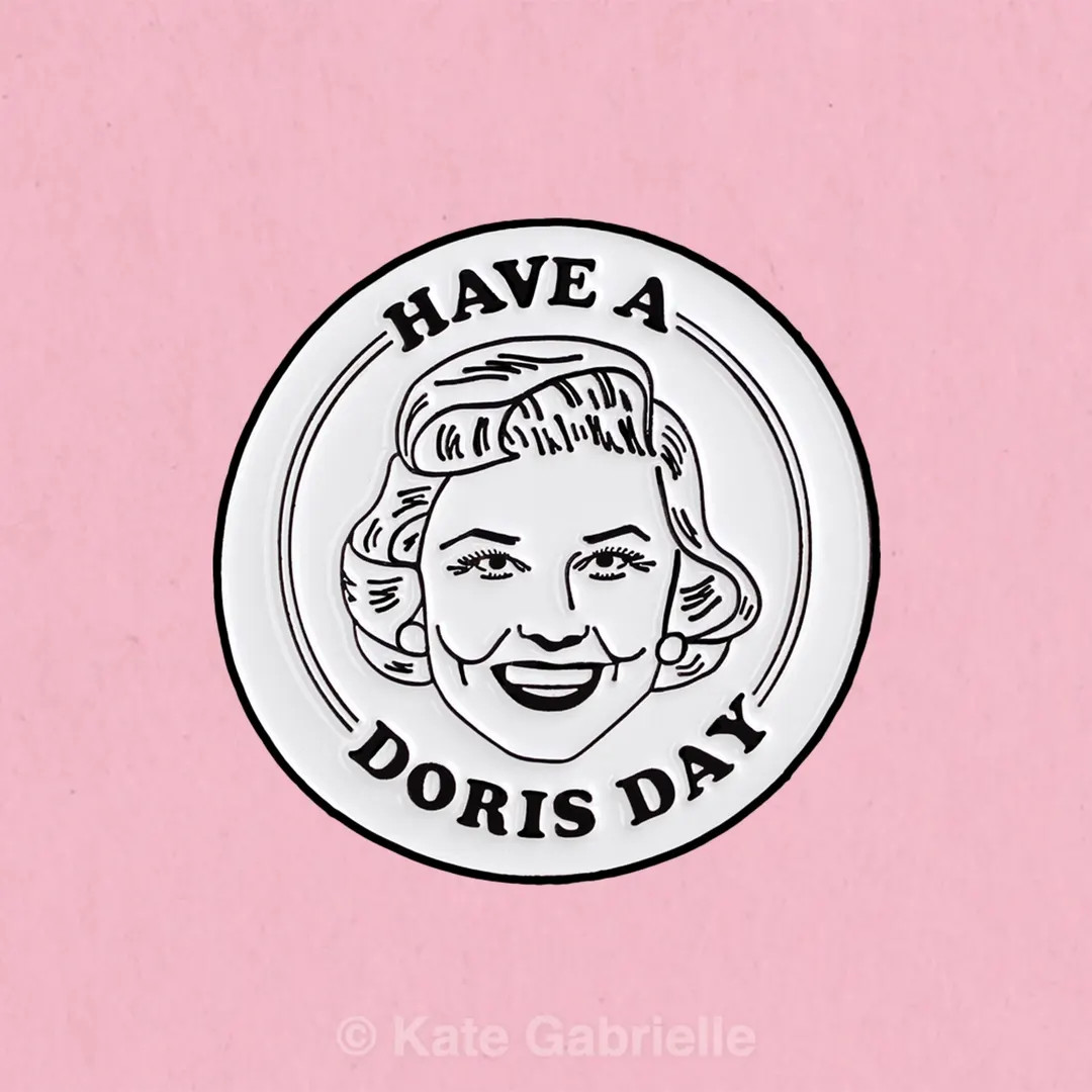 Doris Day Classic Film Enamel Lapel Pin - Etsy | Etsy (US)