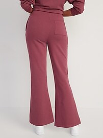 Extra High-Waisted Snuggly Fleece Flare Sweatpants for Women | Old Navy (US)