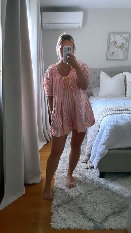 Free people bop around romper! So cute and comfortable. The perfect summer outfit especially chasing little ones around. 

#LTKFamily #LTKBump #LTKStyleTip
