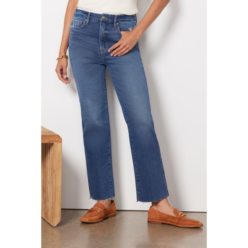 GOOD AMERICAN Good Curve Straight Jean | EVEREVE | Evereve