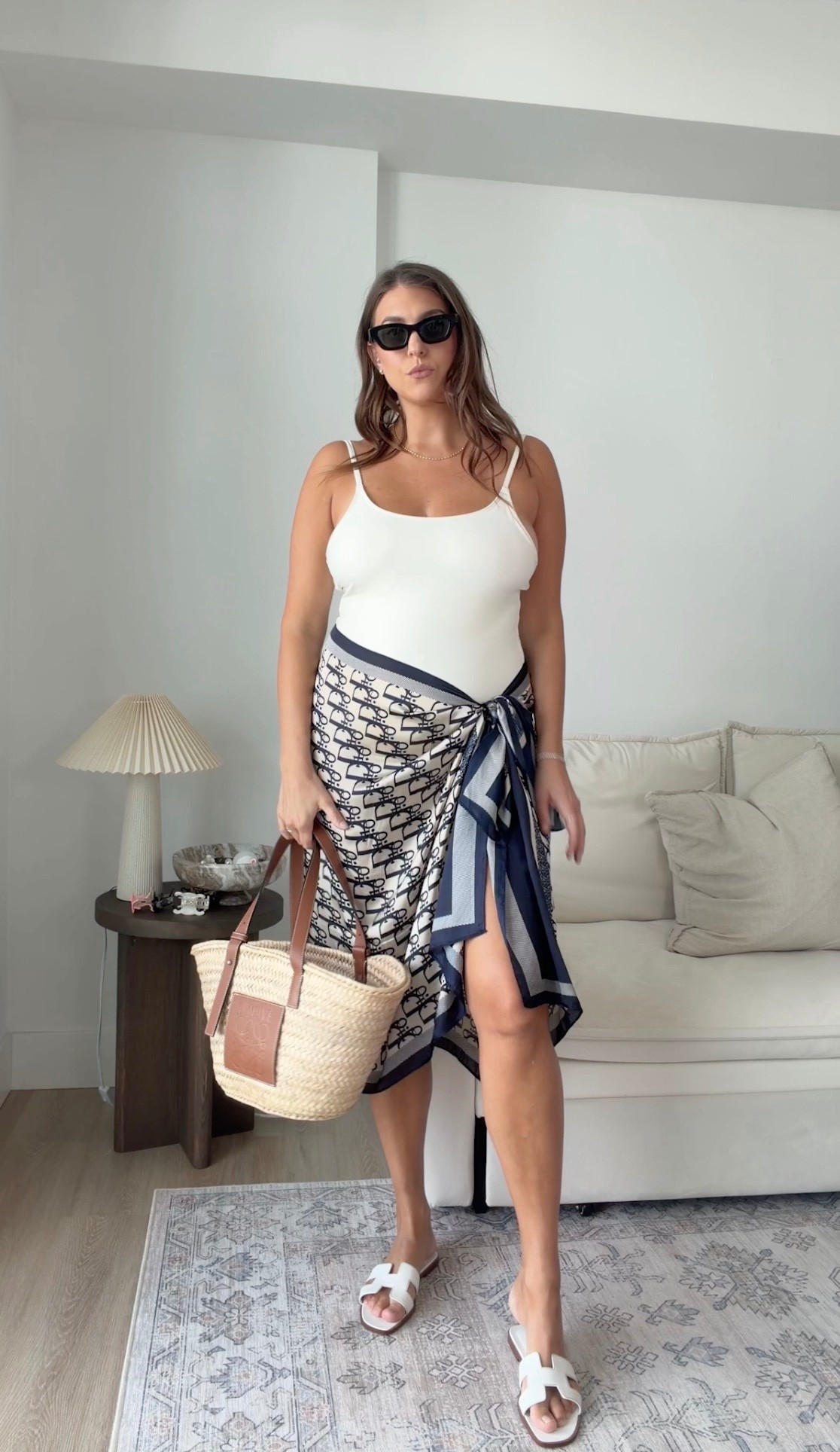 The chicest beach cover-up

sarong outfit idea, beach cover up outfit, summer vacation outfit, scarf skirt outfit, beach day outfit idea, resort style outfit, chic beach outfit, vacation outfit inspiration, summer poolside outfit, effortless vacation style, simple chic summer look

#LTKSwim #LTKMidsize #LTKTravel