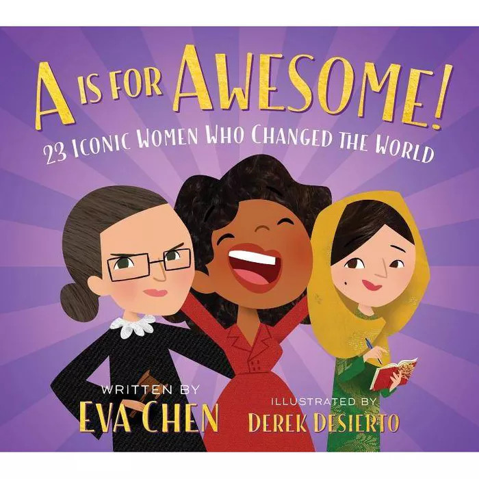 A is for Awesome! - by Eva Chen (Board Book) | Target