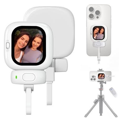Phone Vlog Selfie Monitor Screen, Exclusive Outdoor AMOLED HD Display, Sunlight Visible, Fully Unlock Your iPhone Rear Camera for Vlogging, Recording, and Live Streaming, Compatible with iPhone | Amazon (US)