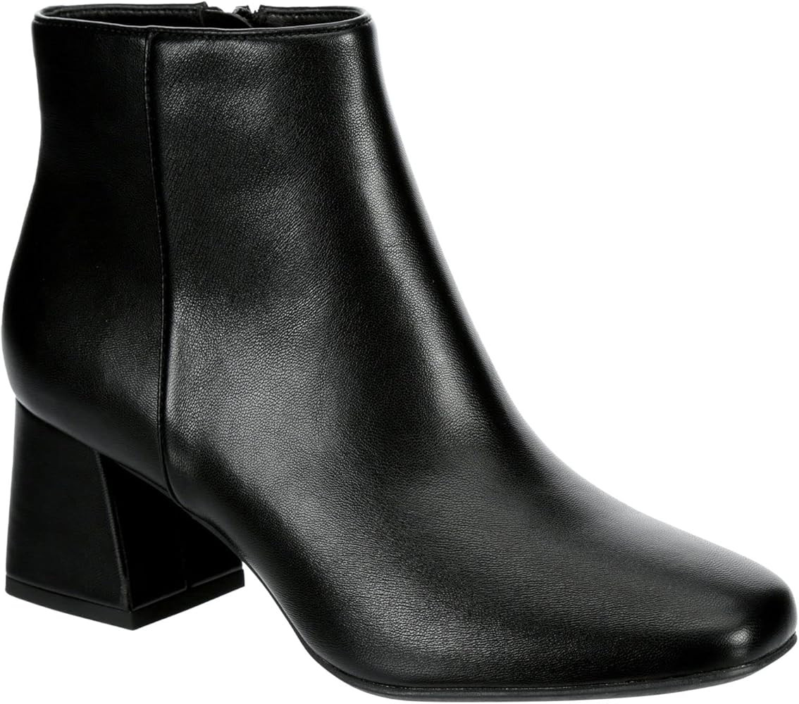 Michael By Michael Shannon Hope - Women's Faux Leather Zip-up Dress Ankle Boot | Amazon (US)