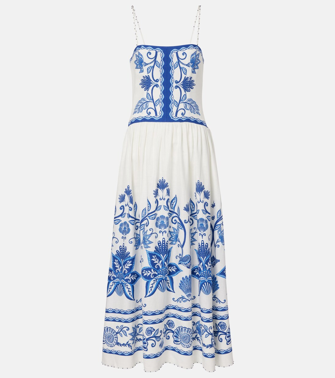 Printed linen-blend maxi dress | Mytheresa (US/CA)