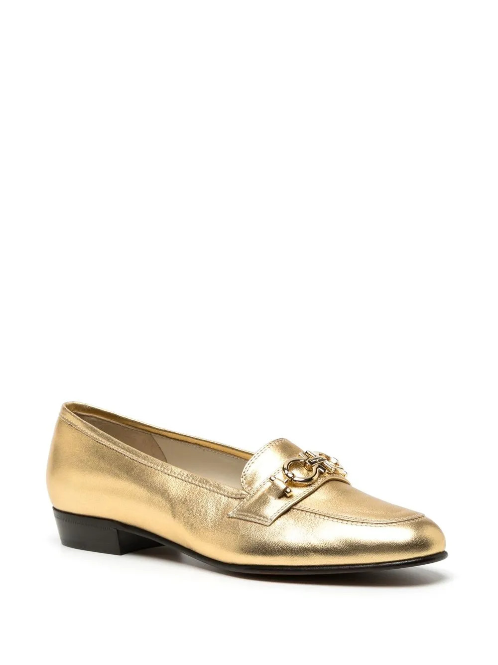 Gancini-buckle loafers | Farfetch (US)