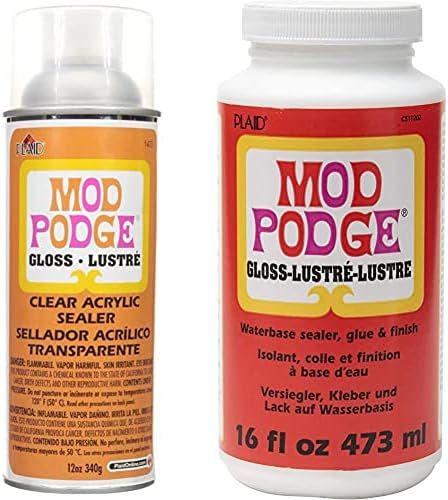 Mod Podge Spray Acrylic Sealer that is Specifically Formulated to Seal Craft Projects, 12 ounce, Glo | Amazon (US)