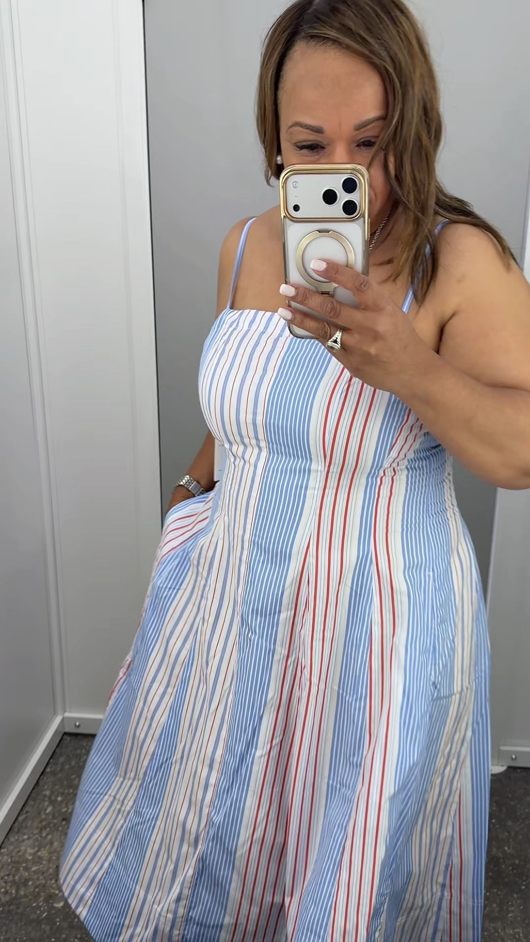 This striped maxi dress from Walmart is giving effortless chic, vacation style, and rich auntie energy all in one look. Perfect for brunch, summer trips, graduations, and everyday elevated style. #WalmartFashion #LTKStyle #AffordableFashion #SummerStyle #HighLowFashion