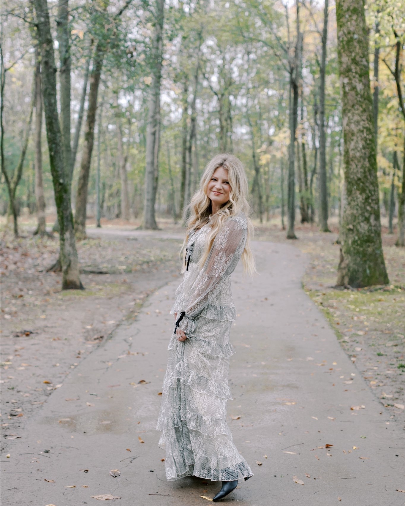 I recently wore this gorgeous dress by A Loves A found at Dillards for our holiday family photos. The tiered lace design complimented by the black velvet ribbon detail truly makes this dress. The lace is soft, the quality is impeccable and the lightweight fabric makes it so easy to move around in. This will be a classic new addition to my closet.🩷

#LTKHoliday