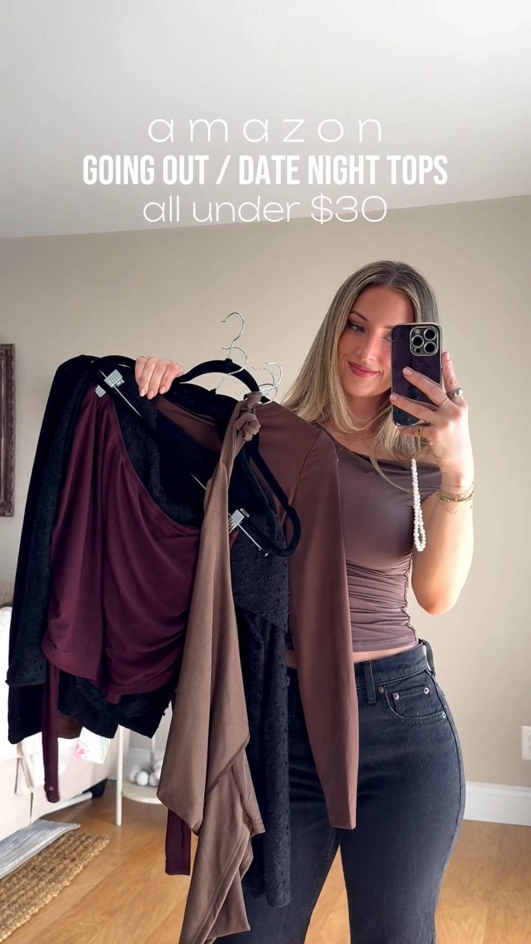 All these tops are under $30 on amazon! Perfect for a little date night or going out moment 💋

All on my sf under: CUTE TOPS & BODYSUITS 💕

I'm 5'5 wearing a size small in all these! 

#amazonfashion #amazontryon #amazonfinds #datenightoutfit #goingouttops

#LTKgrwm #LTKootd