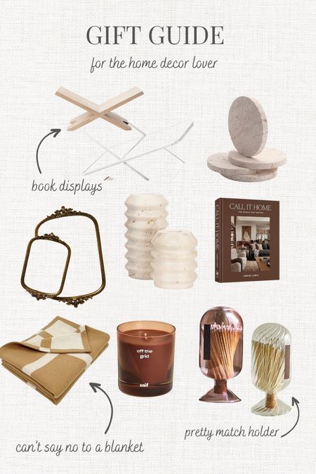 Gift guide for the home decor lover. Holiday gift guide. Christmas gift guide  

#LTKGiftGuide #LTKhome #LTKHoliday