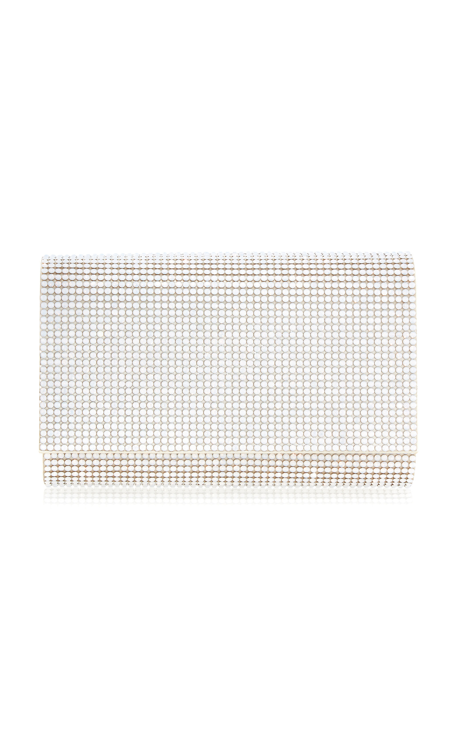 Judith Leiber Couture - Fizzy Crystal-Embellished Clutch - White - OS - Moda Operandi | Moda Operandi (Global)