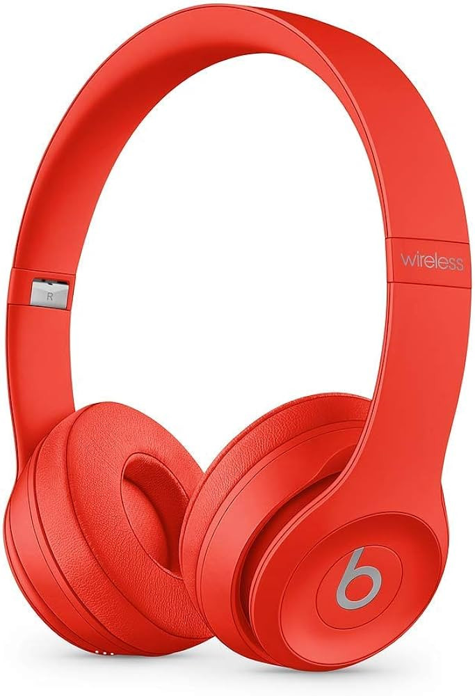 Beats by Dr. Dre - Beats Solo3 Wireless On-Ear Headphones - Red (Renewed) | Amazon (US)