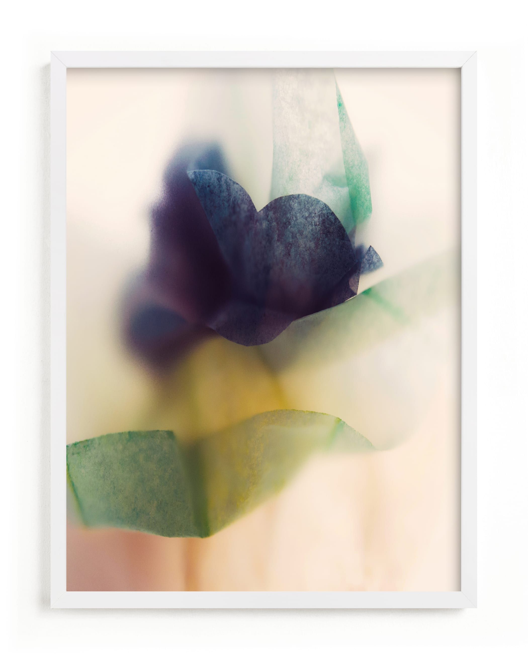 "Blue Flower" - Photography Limited Edition Art Print by Karen Kardatzke. | Minted