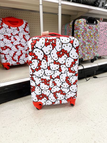 Hello Kitty luggage 

target finds, target style, travel 

#LTKFindsUnder100 #LTKHome #LTKTravel