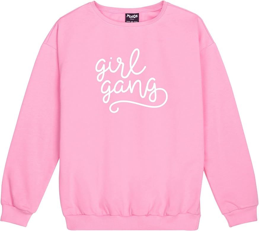 Girl Gang Sweater Jumper Top Women's Fun Tumblr Grunge Hipster Power Feminist | Amazon (US)