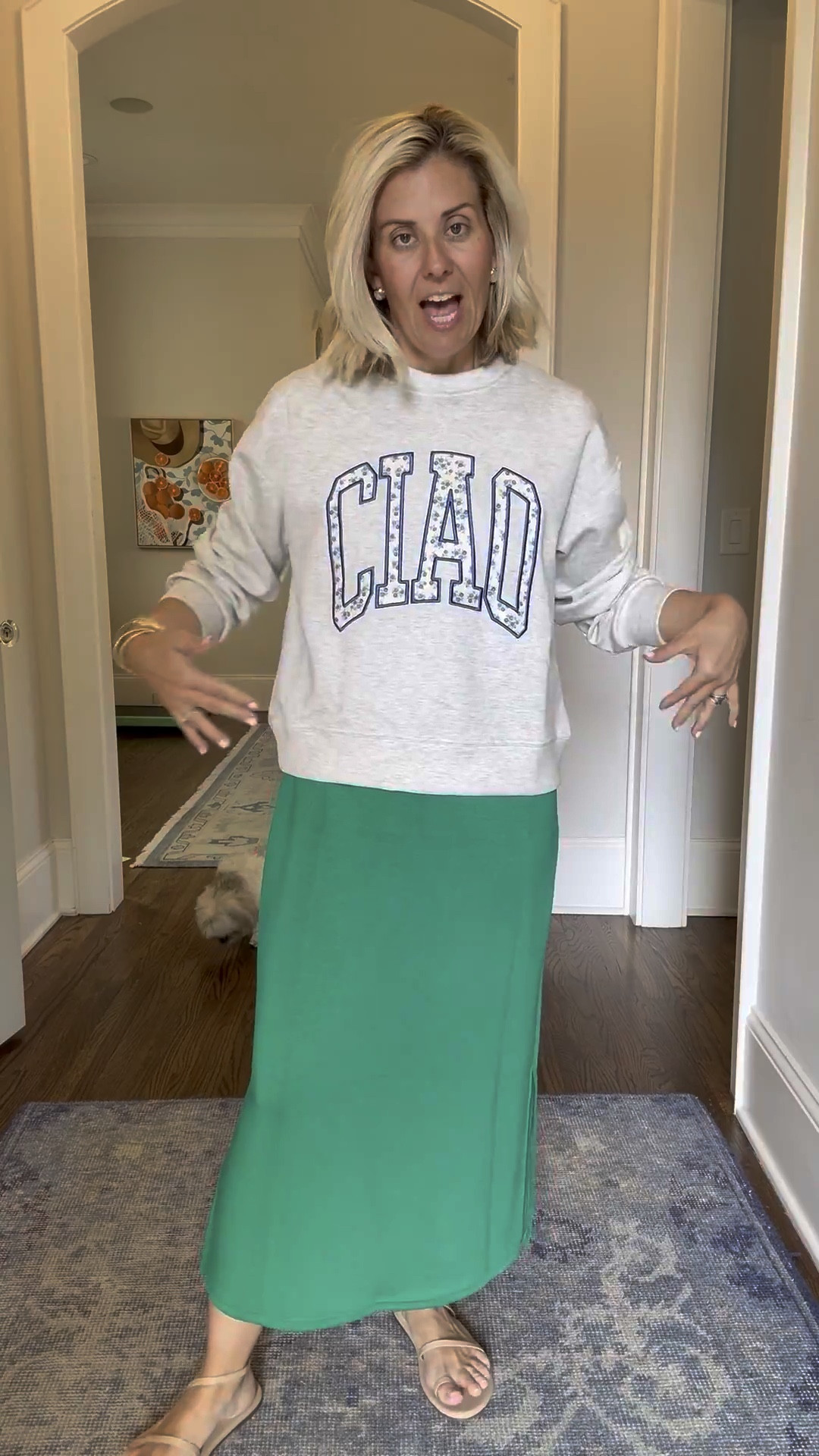 Meet my new travel outfit! Shes goooood!

Small sweatshirt (perfect weight for now) & dress


#LTKootd #LTKTravel #LTKOver40