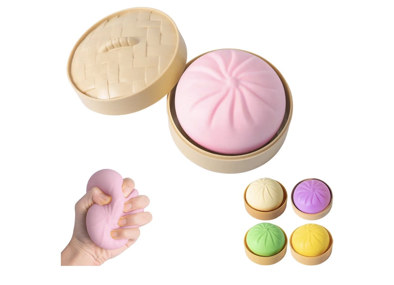 Viral Squishy Dumplings Toys
