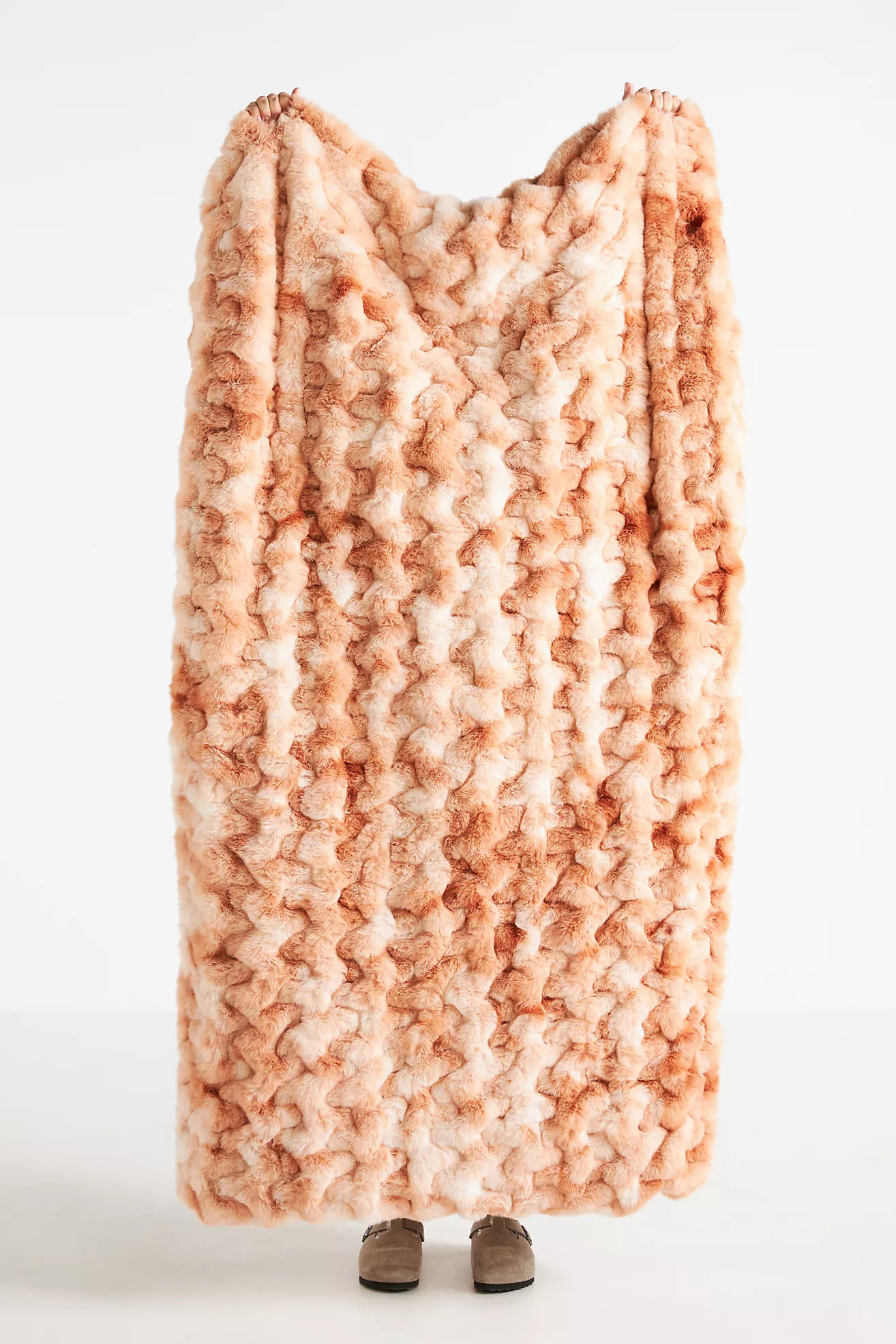 Luxe Faux Fur Throw Blanket | Anthropologie (US)
