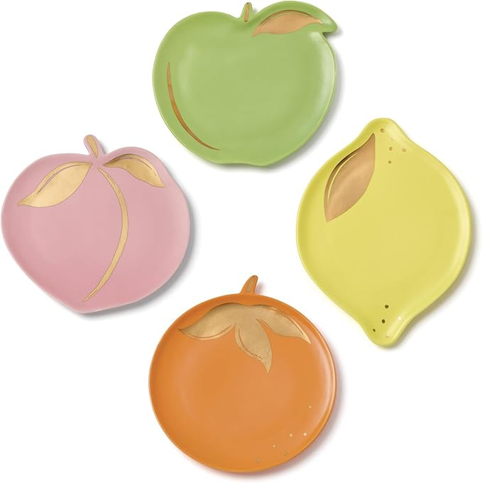 kate spade new york Tutti Fruity Tidbit Plates, Set Of 4 | Amazon (US)