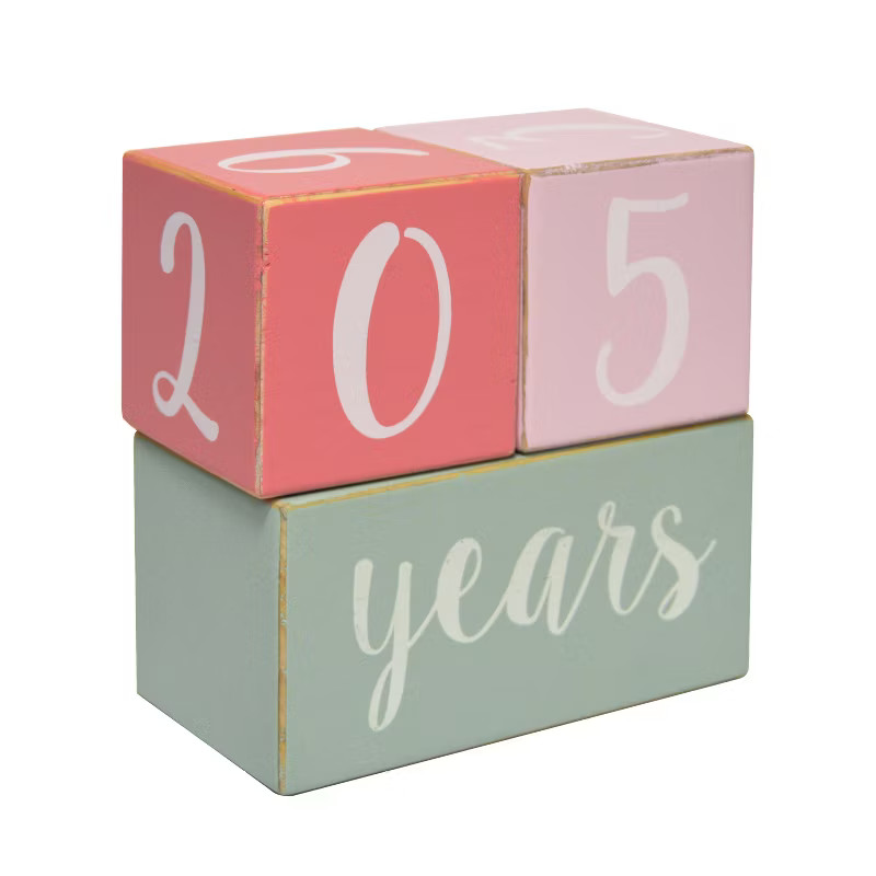 Milestone Wood Blocks - Cloud Island™ Pink - 3ct | Target