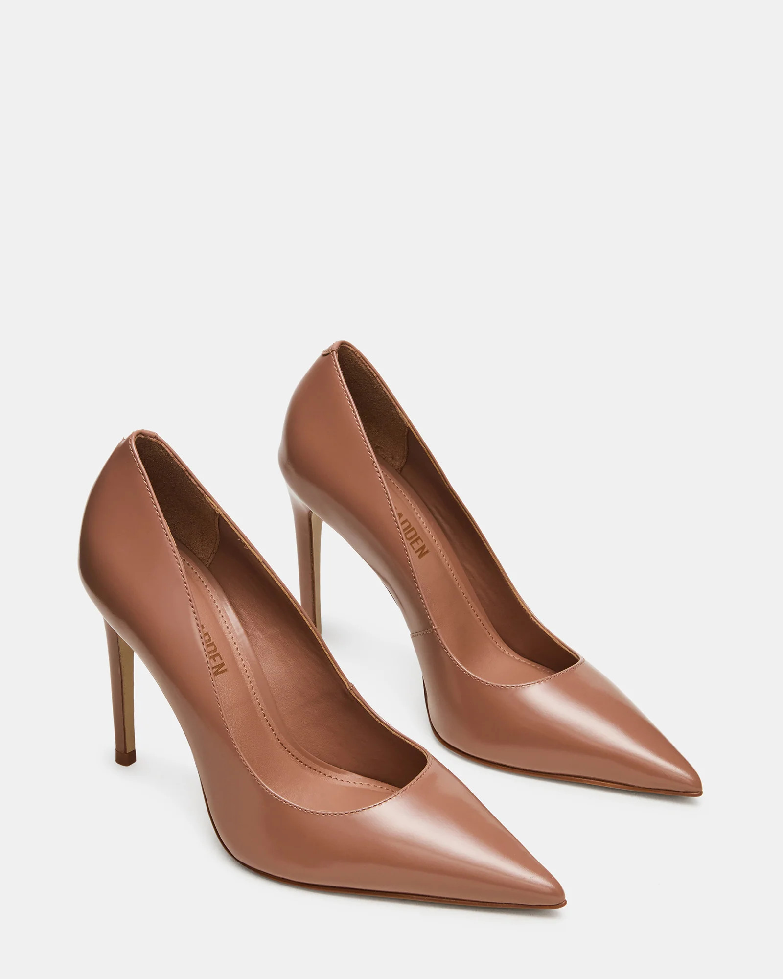 NOIR Mocha Pointed-Toe Stiletto Pump Women's Heels | Steve Madden (US)