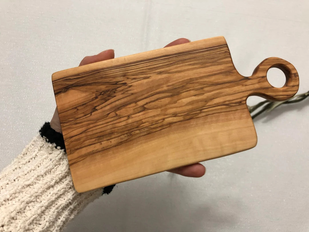Olive Wood Cheese Board, Mini Cheeseboard, Small Cheese Board, Wine Lover Gift, Cute Gift - Etsy | Etsy (US)