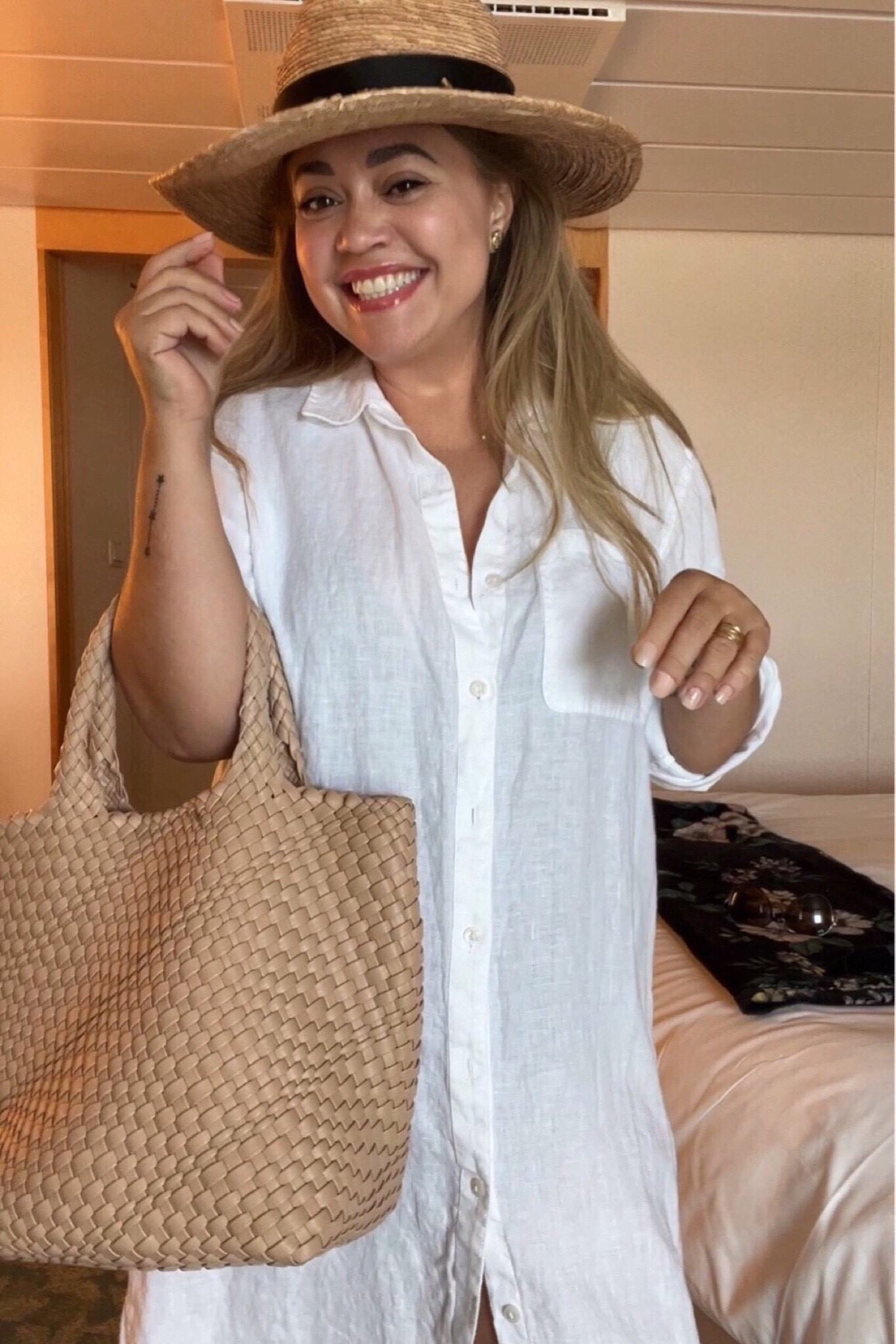 Beach outfit idea! In love with my bag from Amazon! Good quality and beautiful. 



#LTKswim #LTKSeasonal