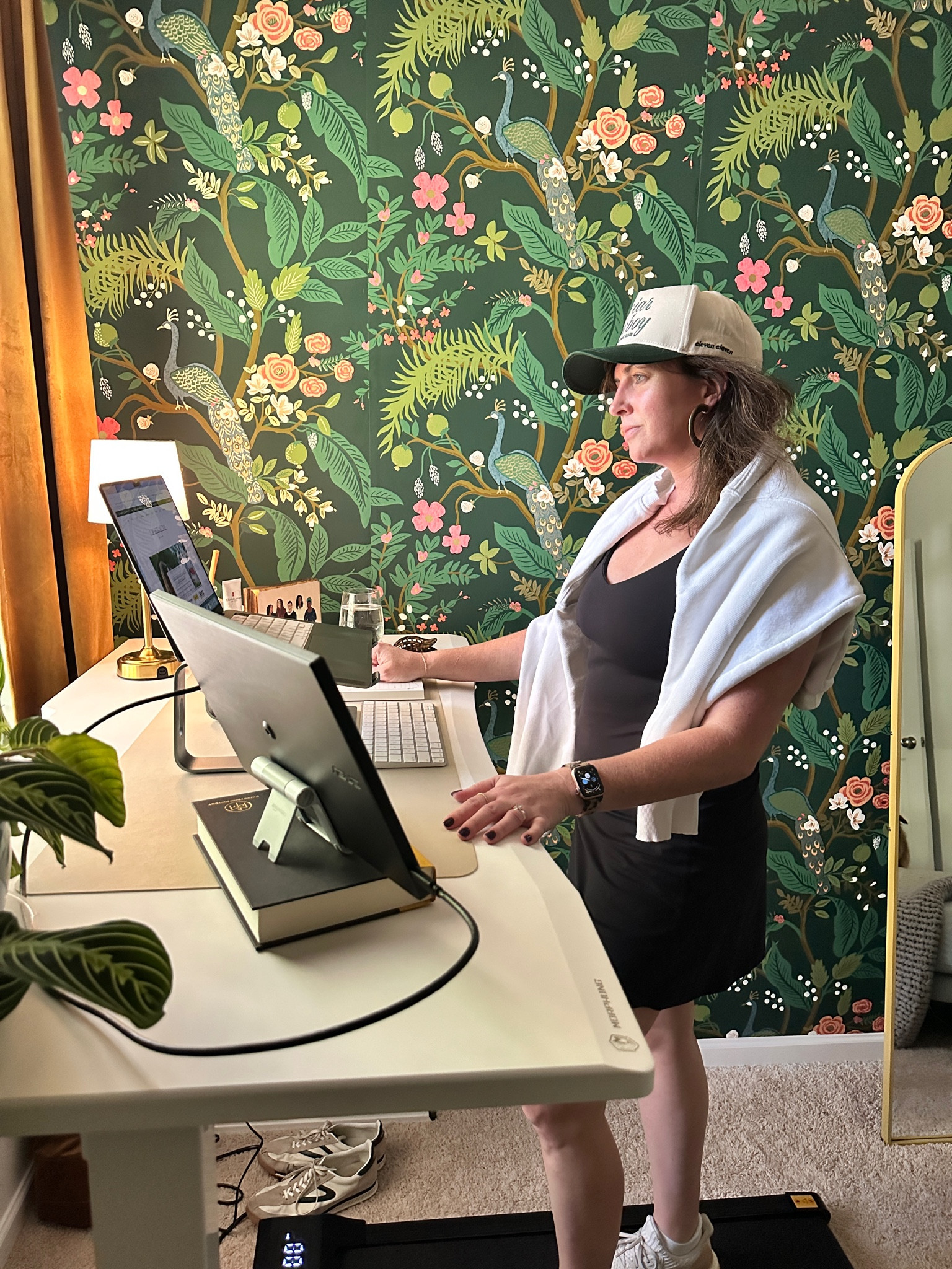 My standing deck/walking pad set up 

#LTKHome #LTKActive