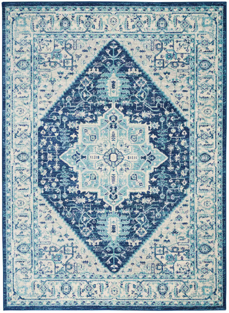 Navy TRA06 Area Rug | Rugs USA