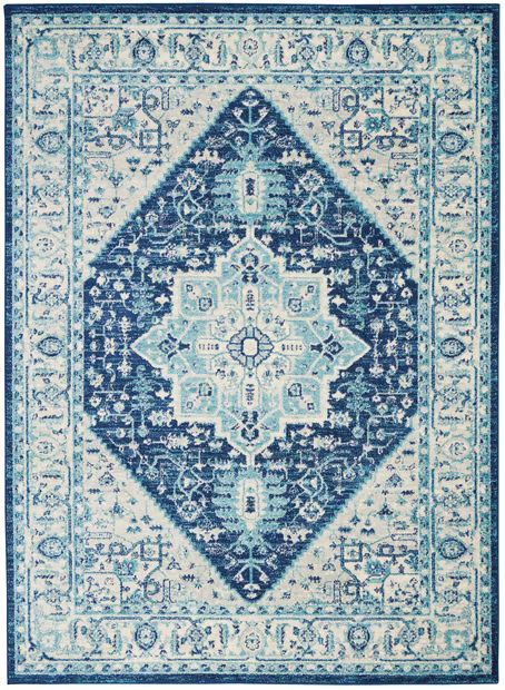 Navy TRA06 Area Rug | Rugs USA